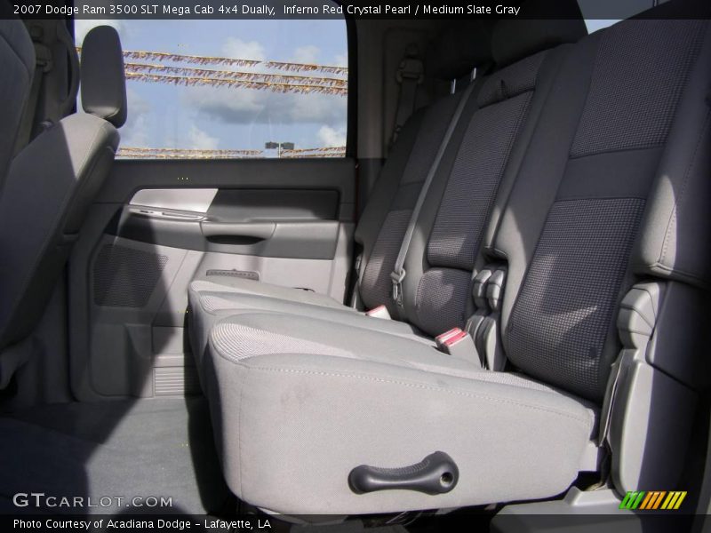 Inferno Red Crystal Pearl / Medium Slate Gray 2007 Dodge Ram 3500 SLT Mega Cab 4x4 Dually