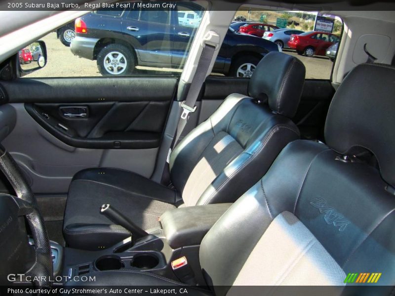 Regal Blue Pearl / Medium Gray 2005 Subaru Baja Turbo