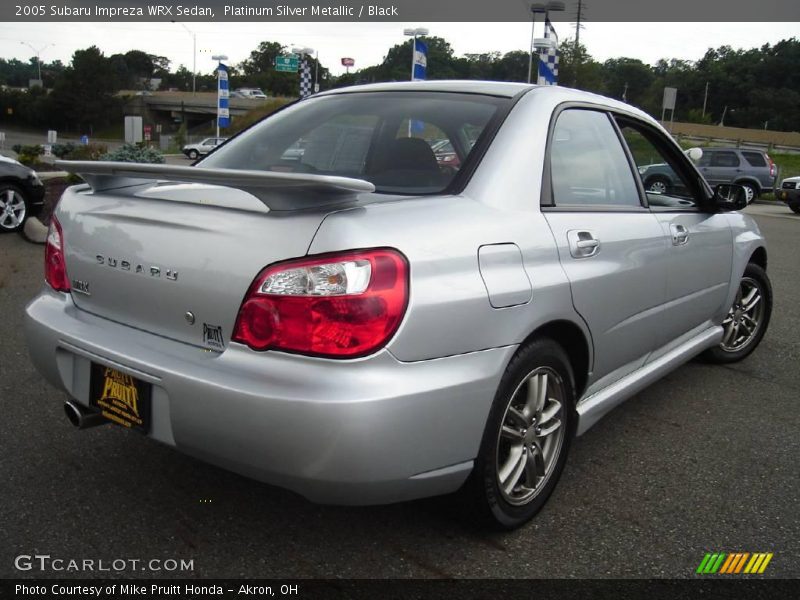 Platinum Silver Metallic / Black 2005 Subaru Impreza WRX Sedan