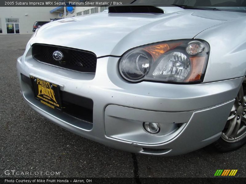 Platinum Silver Metallic / Black 2005 Subaru Impreza WRX Sedan