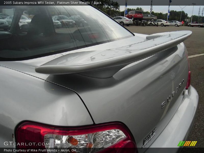 Platinum Silver Metallic / Black 2005 Subaru Impreza WRX Sedan