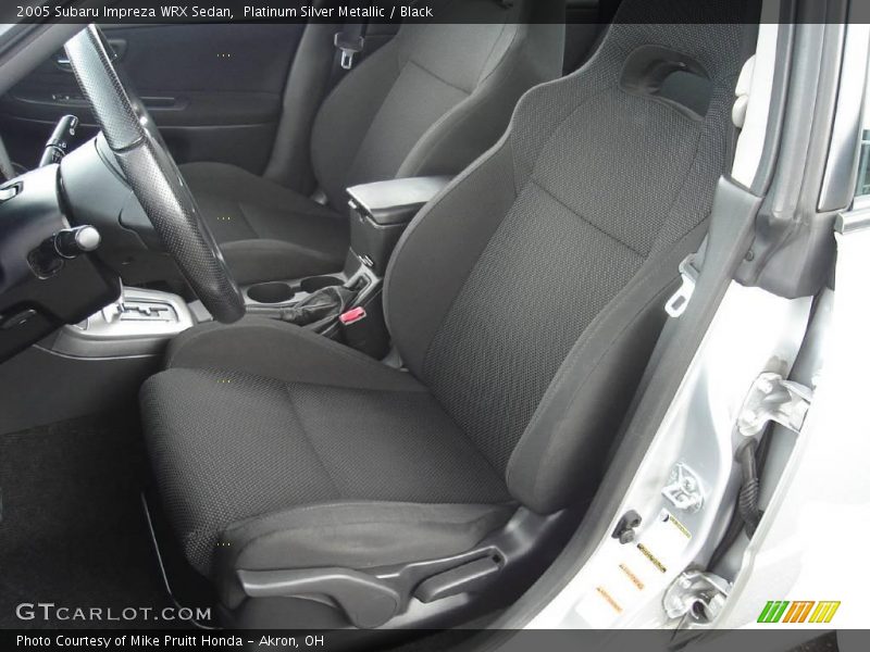 Platinum Silver Metallic / Black 2005 Subaru Impreza WRX Sedan