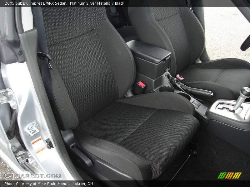 Platinum Silver Metallic / Black 2005 Subaru Impreza WRX Sedan