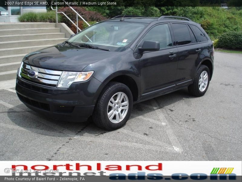 Carbon Metallic / Medium Light Stone 2007 Ford Edge SE AWD