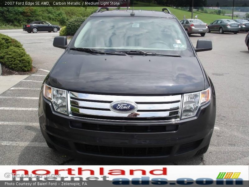 Carbon Metallic / Medium Light Stone 2007 Ford Edge SE AWD