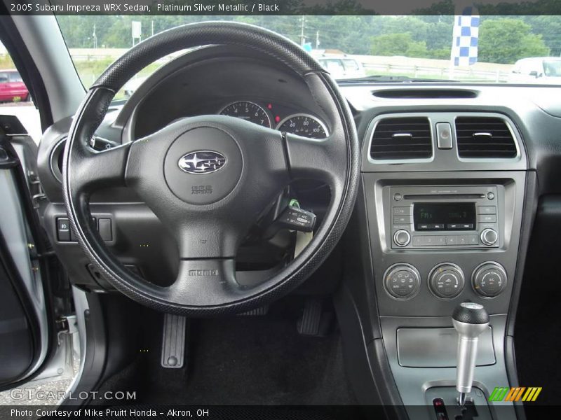 Platinum Silver Metallic / Black 2005 Subaru Impreza WRX Sedan
