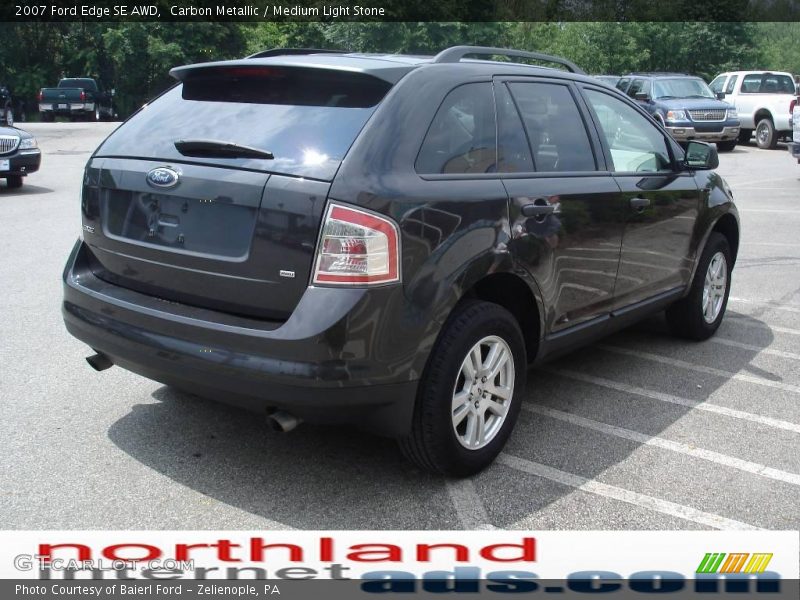 Carbon Metallic / Medium Light Stone 2007 Ford Edge SE AWD