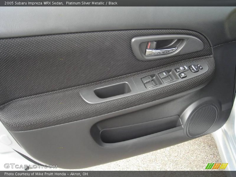 Platinum Silver Metallic / Black 2005 Subaru Impreza WRX Sedan