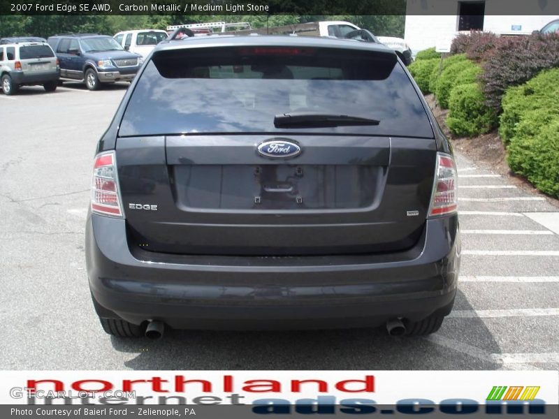 Carbon Metallic / Medium Light Stone 2007 Ford Edge SE AWD