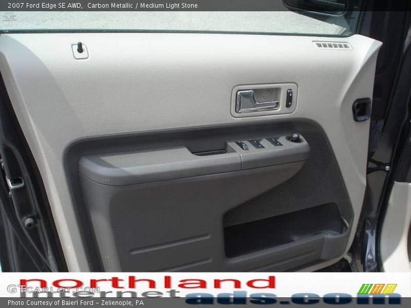Carbon Metallic / Medium Light Stone 2007 Ford Edge SE AWD