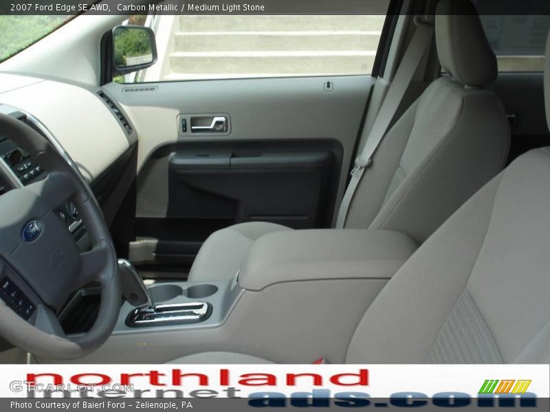 Carbon Metallic / Medium Light Stone 2007 Ford Edge SE AWD