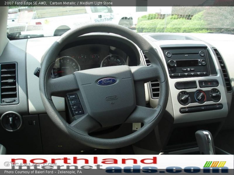 Carbon Metallic / Medium Light Stone 2007 Ford Edge SE AWD