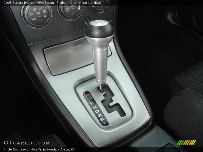 Platinum Silver Metallic / Black 2005 Subaru Impreza WRX Sedan