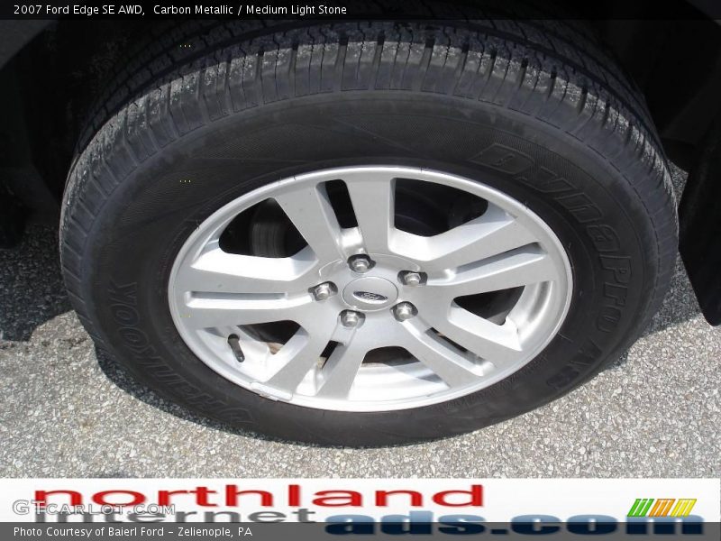 Carbon Metallic / Medium Light Stone 2007 Ford Edge SE AWD