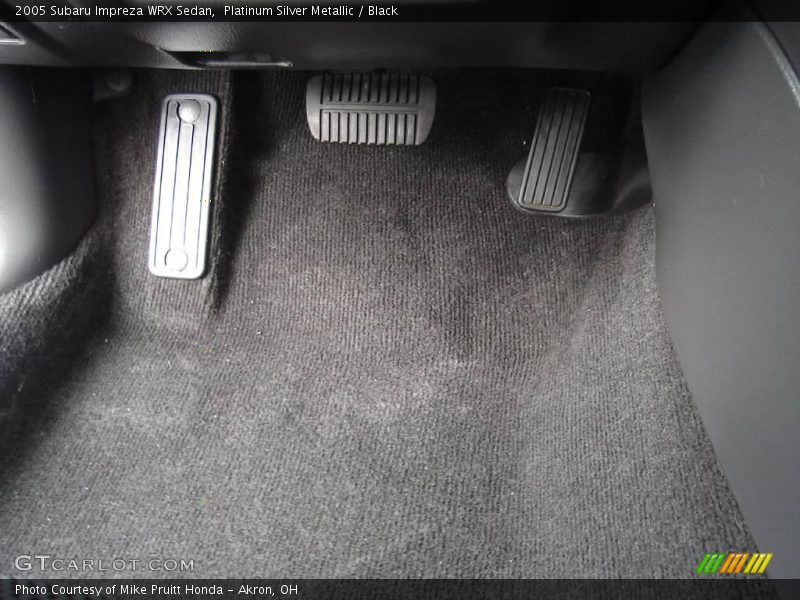 Platinum Silver Metallic / Black 2005 Subaru Impreza WRX Sedan