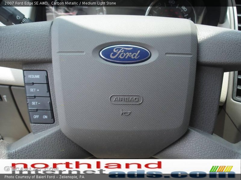 Carbon Metallic / Medium Light Stone 2007 Ford Edge SE AWD
