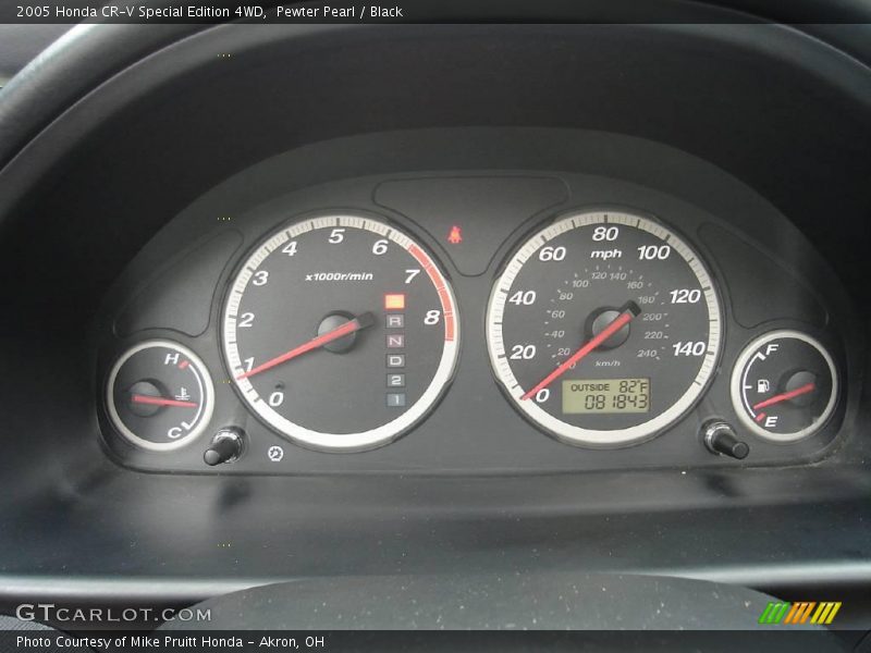 Pewter Pearl / Black 2005 Honda CR-V Special Edition 4WD