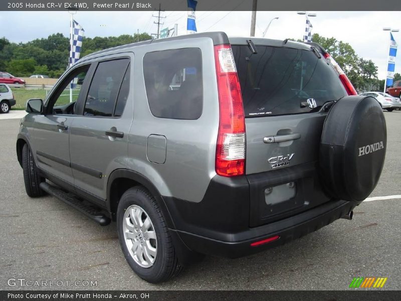 Pewter Pearl / Black 2005 Honda CR-V EX 4WD