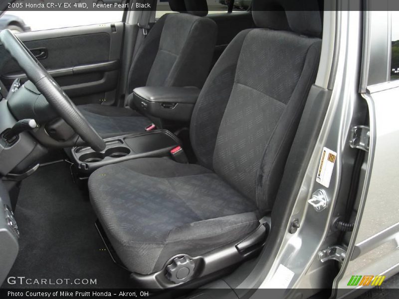 Pewter Pearl / Black 2005 Honda CR-V EX 4WD