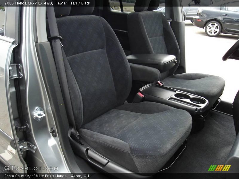 Pewter Pearl / Black 2005 Honda CR-V EX 4WD