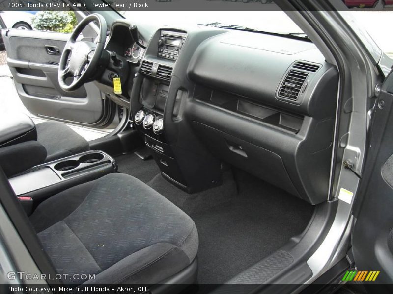 Pewter Pearl / Black 2005 Honda CR-V EX 4WD