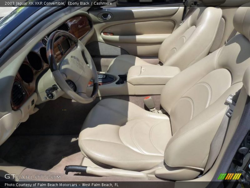 Ebony Black / Cashmere 2003 Jaguar XK XKR Convertible