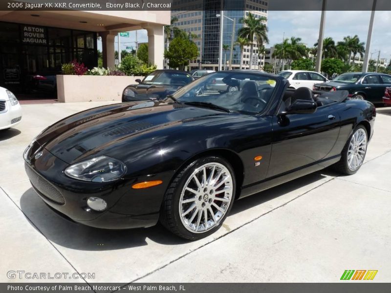 Ebony Black / Charcoal 2006 Jaguar XK XKR Convertible
