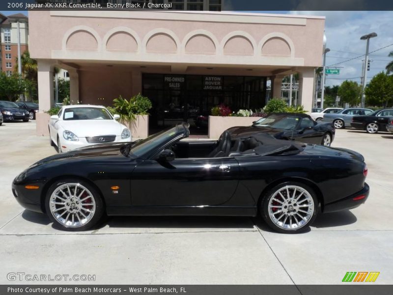 Ebony Black / Charcoal 2006 Jaguar XK XKR Convertible