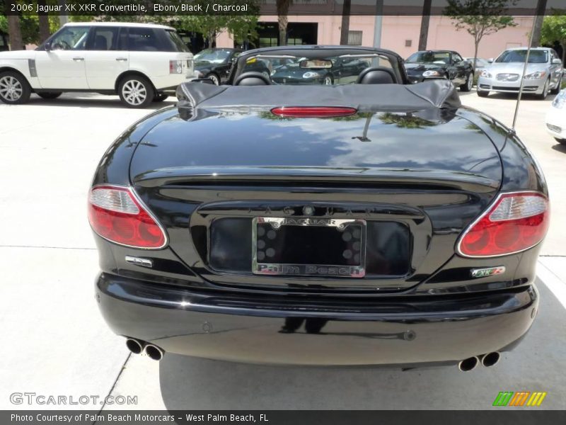 Ebony Black / Charcoal 2006 Jaguar XK XKR Convertible