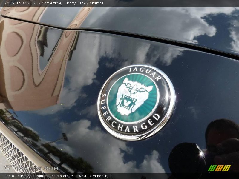 Ebony Black / Charcoal 2006 Jaguar XK XKR Convertible