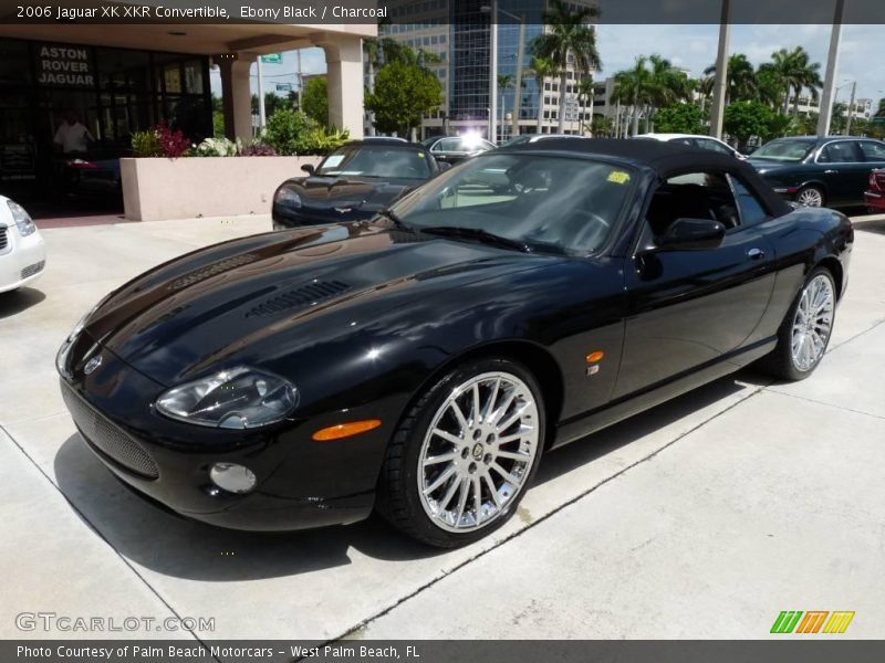 Ebony Black / Charcoal 2006 Jaguar XK XKR Convertible