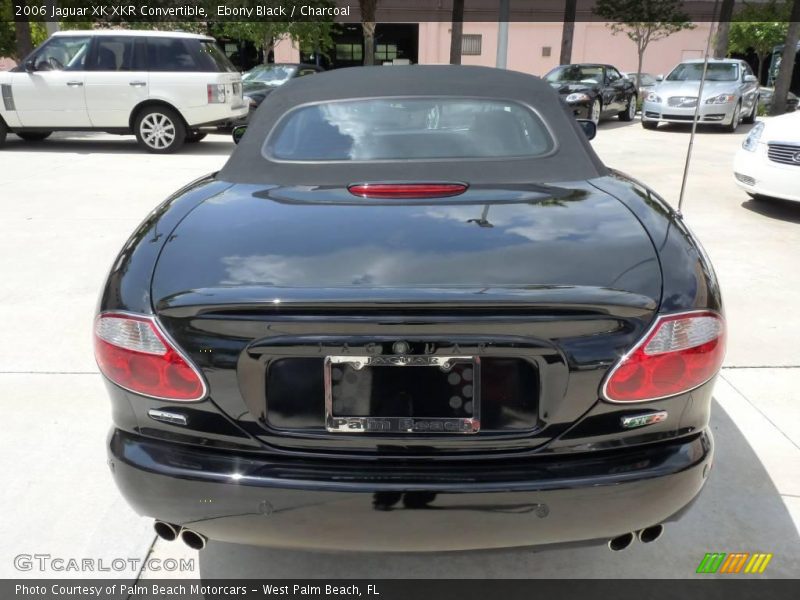 Ebony Black / Charcoal 2006 Jaguar XK XKR Convertible