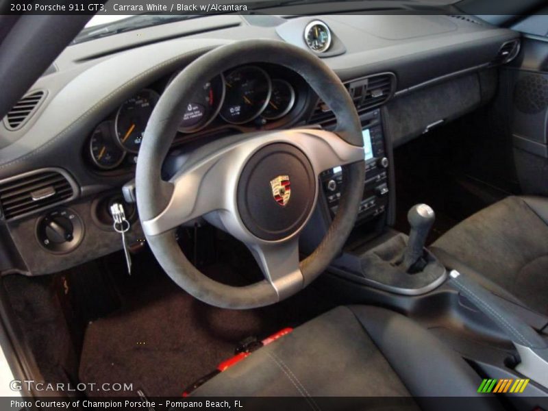 Carrara White / Black w/Alcantara 2010 Porsche 911 GT3