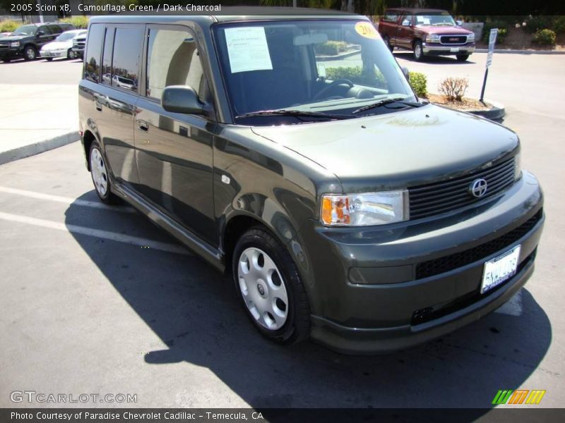Camouflage Green / Dark Charcoal 2005 Scion xB