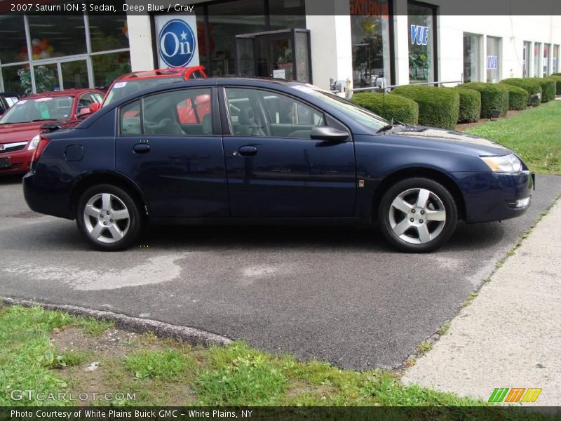 Deep Blue / Gray 2007 Saturn ION 3 Sedan