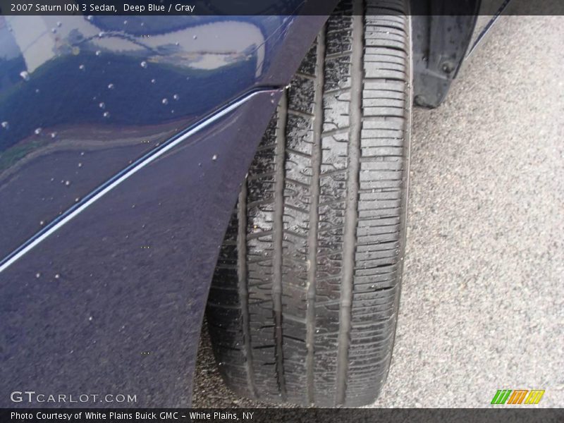 Deep Blue / Gray 2007 Saturn ION 3 Sedan