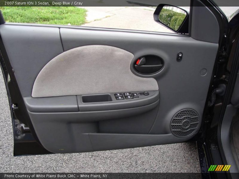 Deep Blue / Gray 2007 Saturn ION 3 Sedan