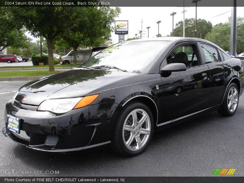 Black Onyx / Black 2004 Saturn ION Red Line Quad Coupe