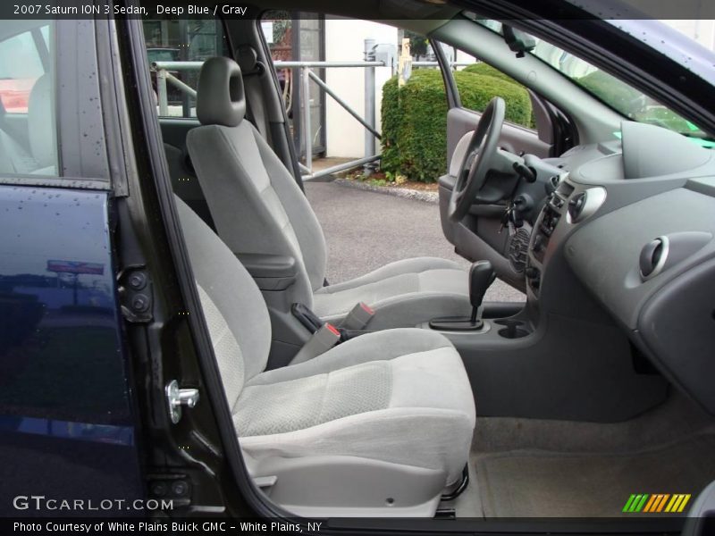 Deep Blue / Gray 2007 Saturn ION 3 Sedan
