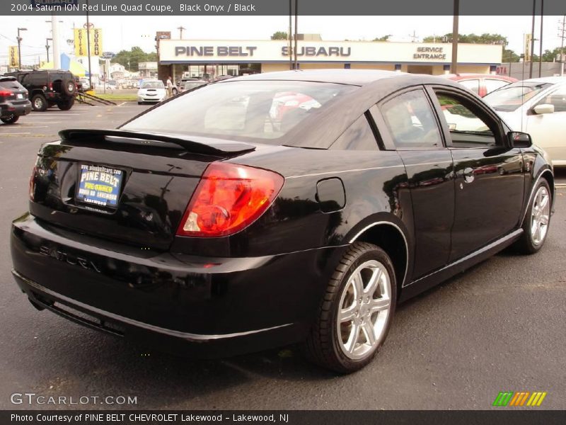 Black Onyx / Black 2004 Saturn ION Red Line Quad Coupe