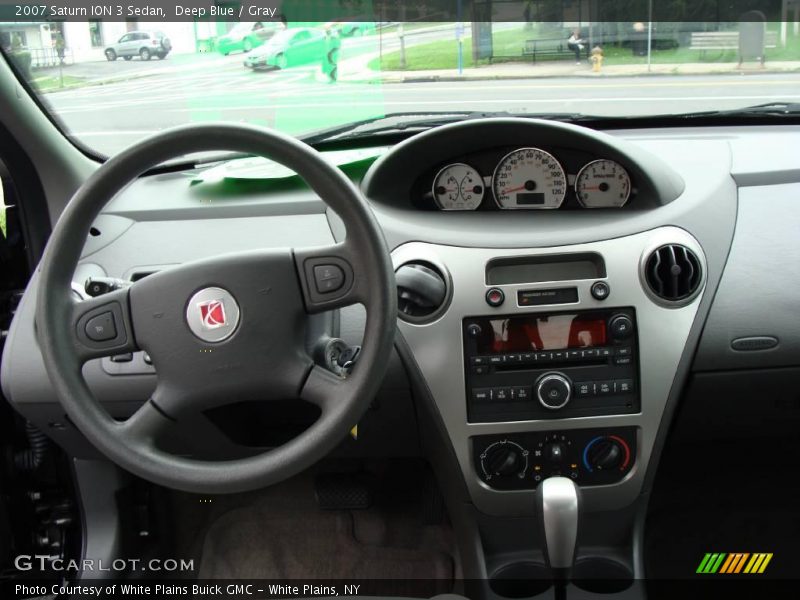 Deep Blue / Gray 2007 Saturn ION 3 Sedan