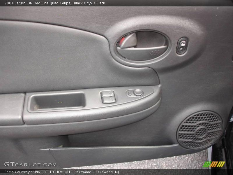 Black Onyx / Black 2004 Saturn ION Red Line Quad Coupe