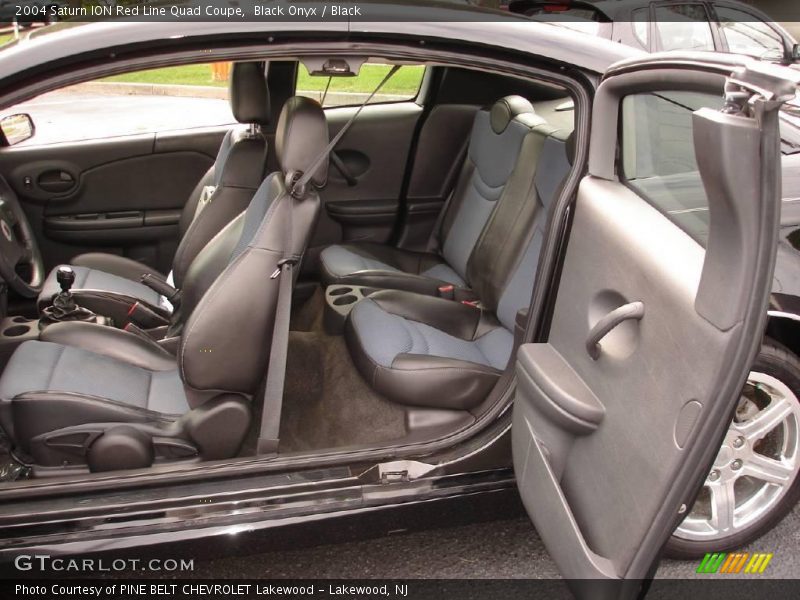 Black Onyx / Black 2004 Saturn ION Red Line Quad Coupe