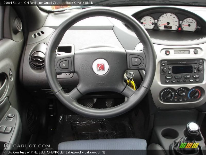 Black Onyx / Black 2004 Saturn ION Red Line Quad Coupe
