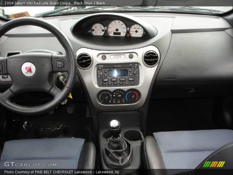 Black Onyx / Black 2004 Saturn ION Red Line Quad Coupe