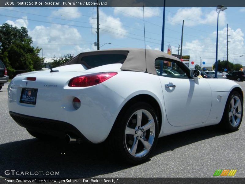 Pure White / Ebony/Sand 2008 Pontiac Solstice Roadster