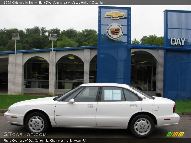 Arctic White / Graphite 1999 Oldsmobile Eighty-Eight 50th Anniversary