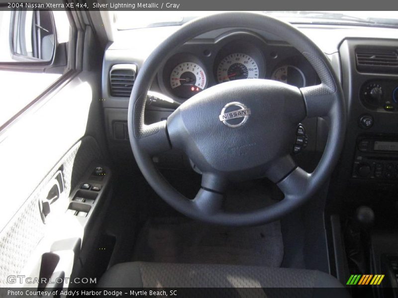 Silver Lightning Metallic / Gray 2004 Nissan Xterra XE 4x4