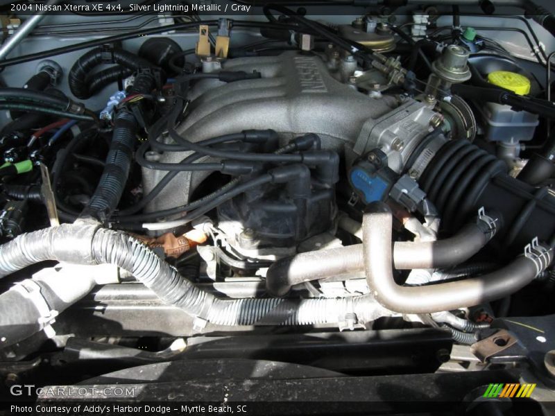 Silver Lightning Metallic / Gray 2004 Nissan Xterra XE 4x4