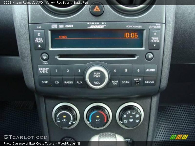 Venom Red Pearl / Black/Red 2008 Nissan Rogue SL AWD